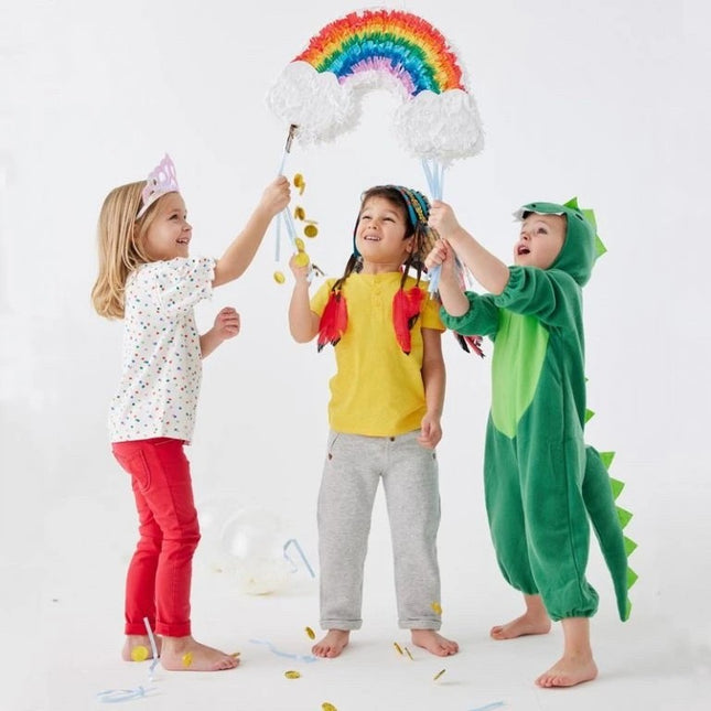 Pinata Curcubeu / Rainbow pentru Petrecere, din Hartie si Carton, Pinata pentru Petreceri