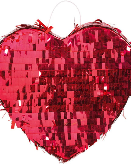 Pinata Inima pentru Petrecere, Detalii cu Sclipici, din Hartie si Carton, Pinata pentru Copii