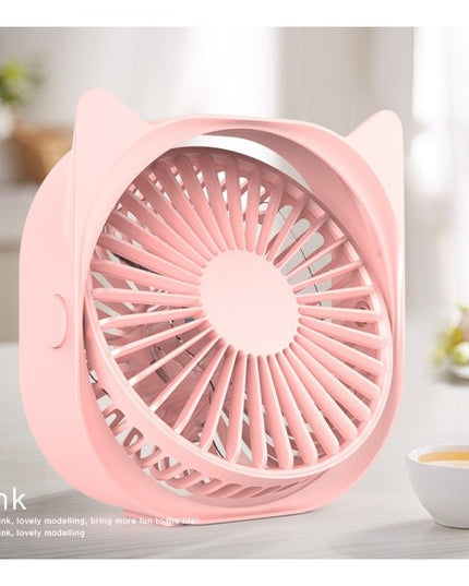 Mini ventilator pentru birou cu usb, rotire 360 grade, 3 viteze