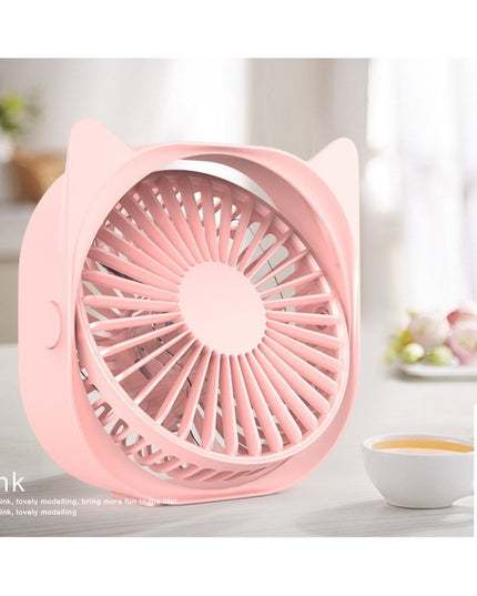 Mini ventilator pentru birou cu usb, rotire 360 grade, 3 viteze