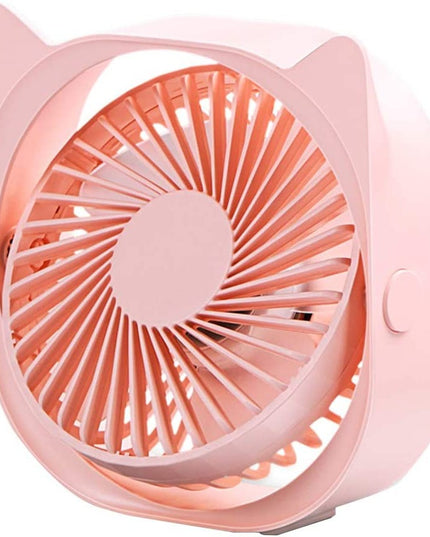Mini ventilator pentru birou cu usb, rotire 360 grade, 3 viteze