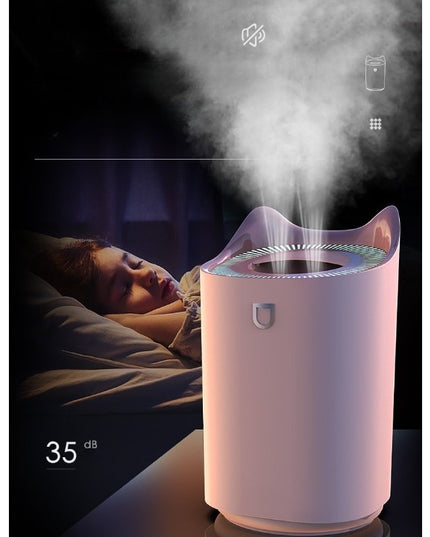 Umidificator cu duza dubla, de capacitate mare 3L