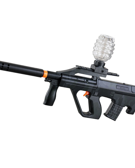 Mitraliera de jucarie electrica cu bile de hidrogen de gel, gun bluster, tragere in rafala, varsta peste 6 ani, ochelari de protectie, 5000 de