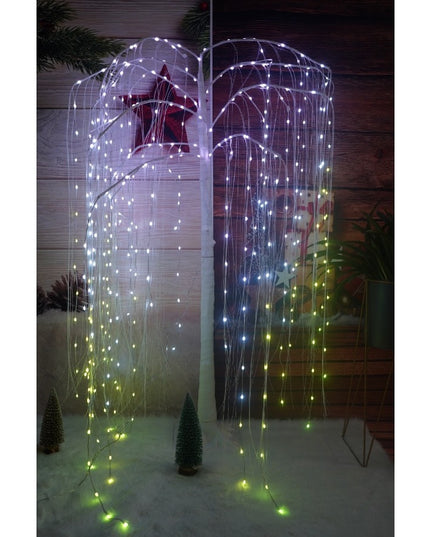 Pom decorativ cu leduri, tip salcie, 400 Led