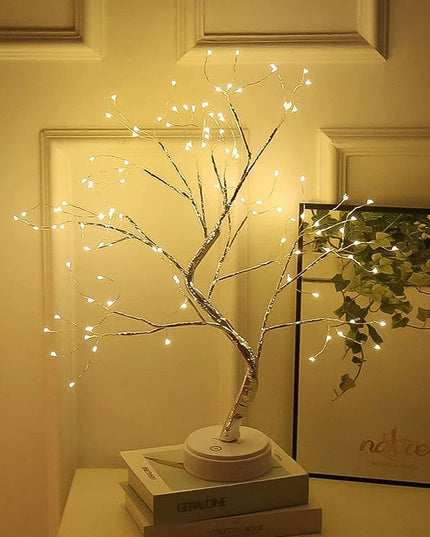 Pom decorativ luminat pentru Craciun, pentru interior/exterior, Arbore cu baterii + USB, 108 LED-uri