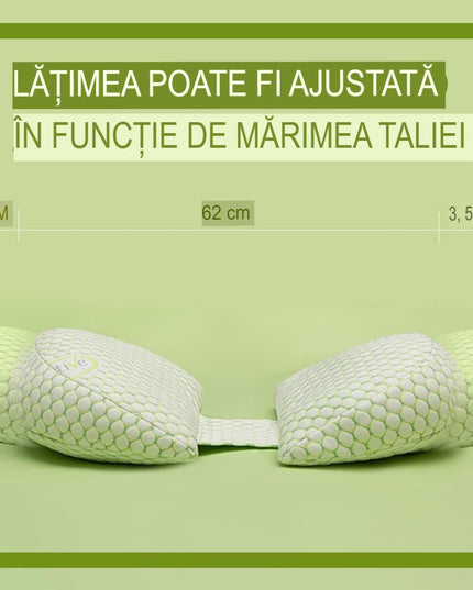 Perna pentru Gravide, Husa Detasabila, Spuma Moale, Utilizare in Forma H si U, Reglabila, Latime Ajustabila, Proactive