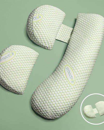 Perna pentru Gravide, Husa Detasabila, Spuma Moale, Utilizare in Forma H si U, Reglabila, Latime Ajustabila, Proactive