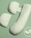 Verde / Set Perna pentru Gravide, Flippy, Husa Detasabila, Utilizare in Forma H si U, Reglabila, Latime Ajustabila, Proactive, Verde