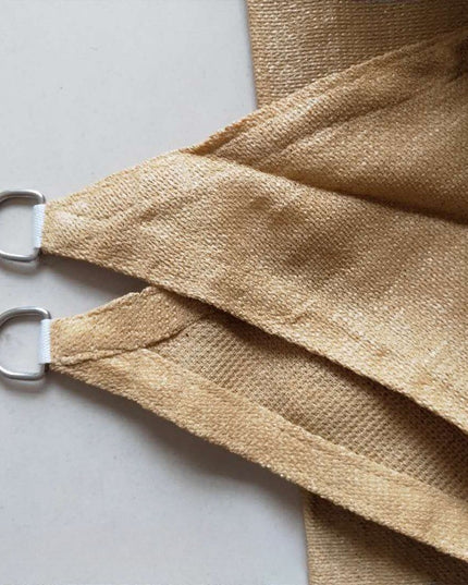 Prelata de soare/ Copertina de tip parasolar pentru terasa si gradina, triunghiulara,galbena