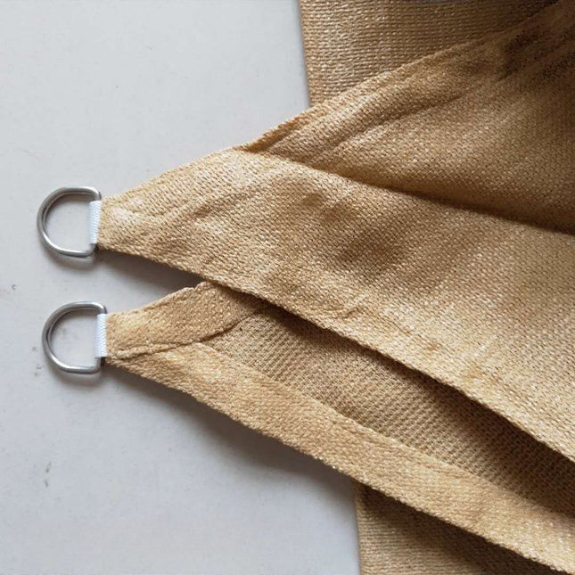 Prelata de soare/ Copertina de tip parasolar pentru terasa si gradina, triunghiulara,galbena