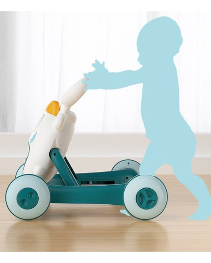 Premergator pentru copii pliabil, viteza ajustabila, maner antialunecare, cu lumini si muzica,loc depozitare jucarii, inaltime ajustabila