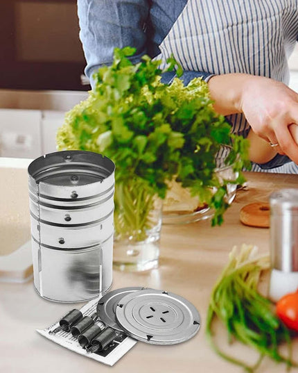 Presa din inox pentru preparat sunca presata, cu capac, dimensiune reglabila in 3 trepte