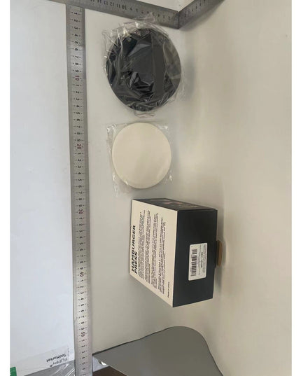 Presa dubla pentru hamburgeri 1, forma si presa, doua dimensiuni, cu maner, usor de curatat si folosit, material ABS, 100 de foi hartie de copt incluse,fara lipire, neagra