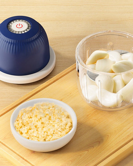 Tocator Electric pentru Bucatarie, Model Presa Electrica pentru Legume Fructe Carne Umpluturi Sosuri, Otel Inoxidabil,350 ml