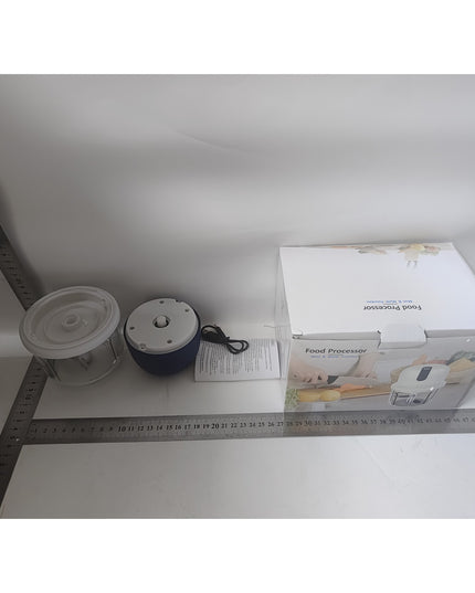 Tocator Electric pentru Bucatarie, Model Presa Electrica pentru Legume Fructe Carne Umpluturi Sosuri, Otel Inoxidabil,350 ml