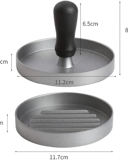 Presa manuala pentru burgeri material ABS si aluminiu, forma si presa, usor de curatat si folosit