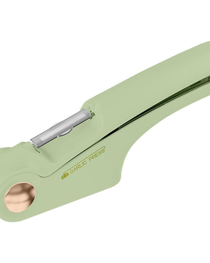 Presa Multifunctionala pentru Usturoi 4in1, Presa, Feliator, Desfacator de Borcane, Curatator Fructe/Legume