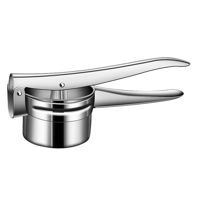 Presa Storcator pentru Fructe si Legume, Zdrobitor Manual, Inox, 3 Discuri Interschimbabile, Usor de Stors si de Curatat, Ergonomic