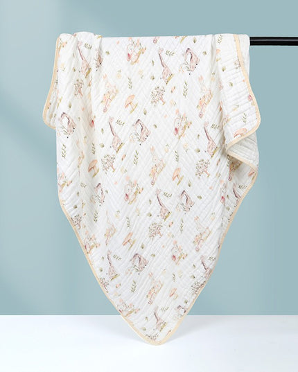 Prosop de baie din bumbac si tifon pentru Bebelusi, cu Sase Straturi, pentru Copii,Model Girafe