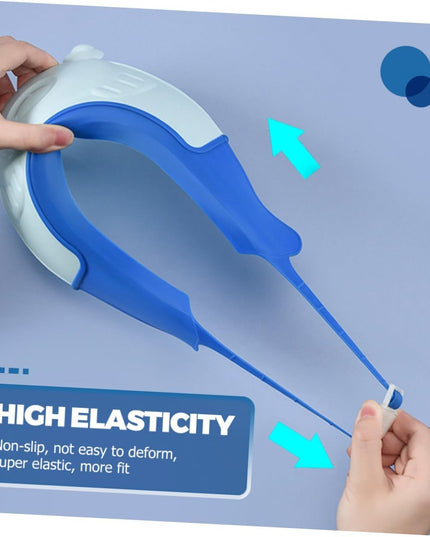 Viziera de Protectie Baie Pentru Copii, Model Broasca, Dimensiune ajustabila, Durabil, Usor de curatat, Impotriva Samponului, pentru Ochi si Urechi, TPE+PP