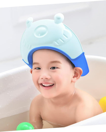 Viziera de Protectie Baie Pentru Copii, Model Broasca, Dimensiune ajustabila, Durabil, Usor de curatat, Impotriva Samponului, pentru Ochi si Urechi, TPE+PP