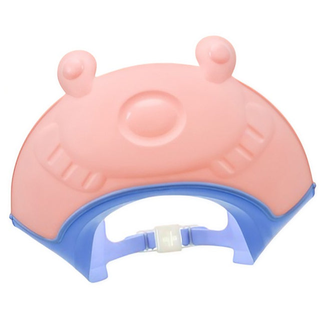 Viziera de Protectie Baie Pentru Copii, Model Broasca, Dimensiune ajustabila, Durabil, Usor de curatat, Impotriva Samponului, pentru Ochi si Urechi, TPE+PP