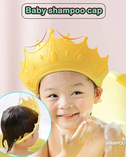 Viziera de Protectie Baie Pentru Copii, Model Coroana, Dimensiune ajustabila, Durabil, Usor de curatat, Impotriva Samponului, pentru Ochi si Urechi, TPE+PP