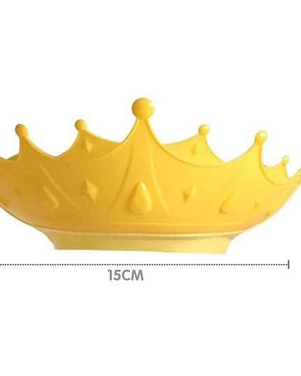 Viziera de Protectie Baie Pentru Copii, Model Coroana, Dimensiune ajustabila, Durabil, Usor de curatat, Impotriva Samponului, pentru Ochi si Urechi, TPE+PP