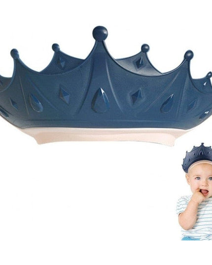 Viziera de Protectie Baie Pentru Copii, Model Coroana, Dimensiune ajustabila, Durabil, Usor de curatat, Impotriva Samponului, pentru Ochi si Urechi, TPE+PP