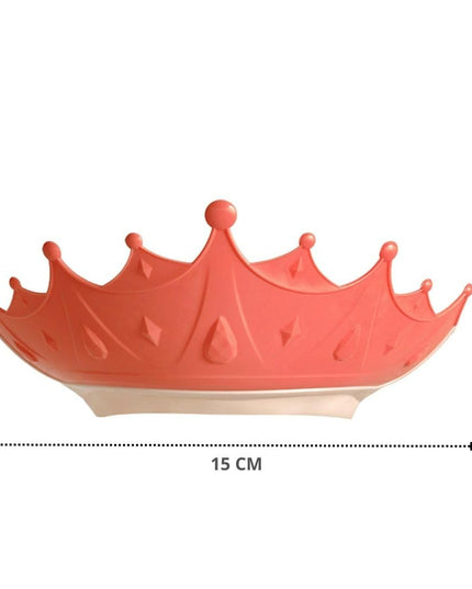 Viziera de Protectie Baie Pentru Copii, Model Coroana, Dimensiune ajustabila, Durabil, Usor de curatat, Impotriva Samponului, pentru Ochi si Urechi, TPE+PP