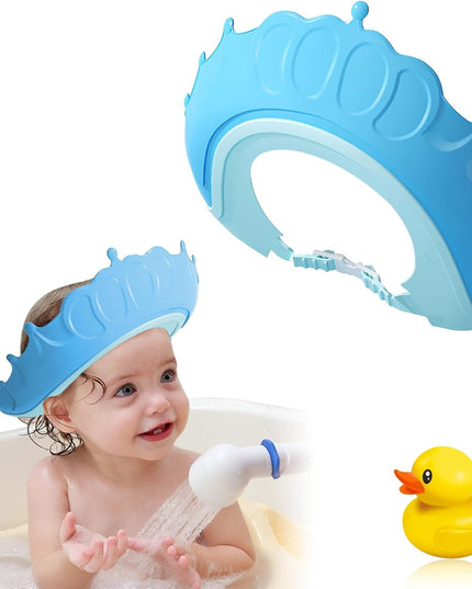 Viziera de Protectie Baie Pentru Copii, Model Coronita, Dimensiune ajustabila, Durabil, Usor de curatat, Impotriva Samponului, pentru Ochi si Urechi, TPE+PP