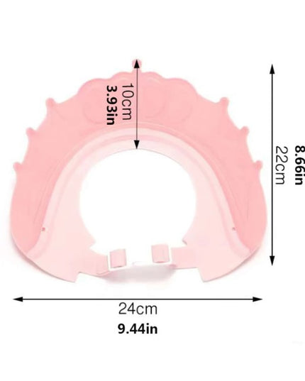 Viziera de Protectie Baie Pentru Copii, Model Coronita, Dimensiune ajustabila, Durabil, Usor de curatat, Impotriva Samponului, pentru Ochi si Urechi, TPE+PP
