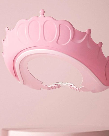 Viziera de Protectie Baie Pentru Copii, Model Coronita, Dimensiune ajustabila, Durabil, Usor de curatat, Impotriva Samponului, pentru Ochi si Urechi, TPE+PP