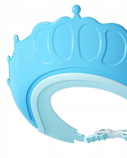 Viziera de Protectie Baie Pentru Copii, Model Coronita, Dimensiune ajustabila, Durabil, Usor de curatat, Impotriva Samponului, pentru Ochi si Urechi, TPE+PP