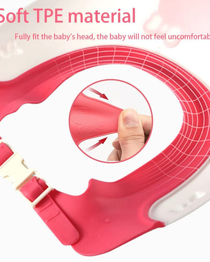 Viziera de Protectie Baie Pentru Copii, Model Hipopotam, Dimensiune ajustabila, Durabil, Usor de curatat, Impotriva Samponului, pentru Ochi si Urechi, TPE+PP