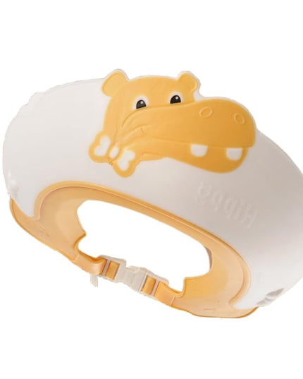 Viziera de Protectie Baie Pentru Copii, Model Hipopotam, Dimensiune ajustabila, Durabil, Usor de curatat, Impotriva Samponului, pentru Ochi si Urechi, TPE+PP