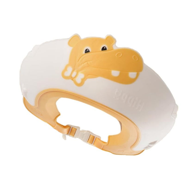 Viziera de Protectie Baie Pentru Copii, Model Hipopotam, Dimensiune ajustabila, Durabil, Usor de curatat, Impotriva Samponului, pentru Ochi si Urechi, TPE+PP