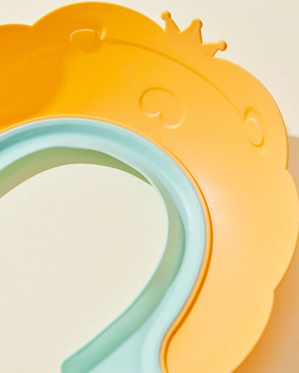 Viziera de Protectie Baie Pentru Copii, Model Coronita Leu, Dimensiune ajustabila, Durabil, Usor de curatat, Impotriva Samponului, pentru Ochi si Urechi, TPE+PP