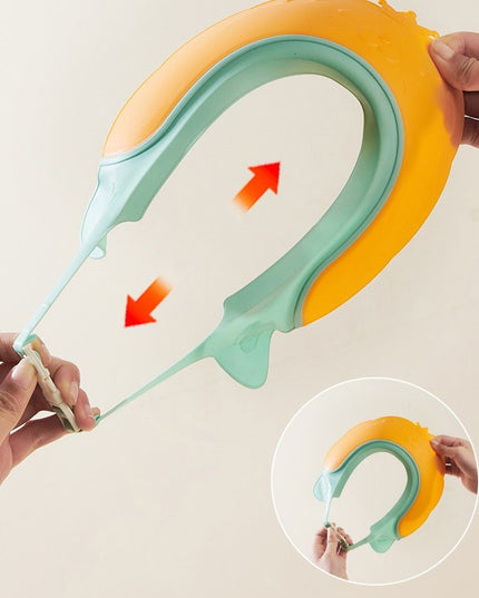 Viziera de Protectie Baie Pentru Copii, Model Coronita Leu, Dimensiune ajustabila, Durabil, Usor de curatat, Impotriva Samponului, pentru Ochi si Urechi, TPE+PP