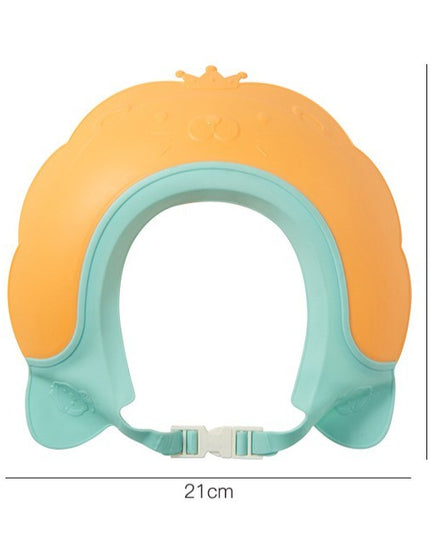 Viziera de Protectie Baie Pentru Copii, Model Coronita Leu, Dimensiune ajustabila, Durabil, Usor de curatat, Impotriva Samponului, pentru Ochi si Urechi, TPE+PP