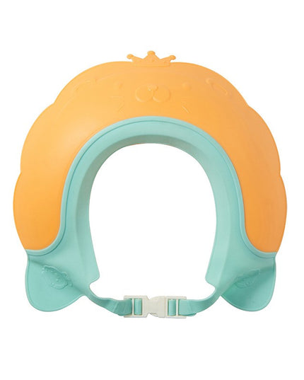 Viziera de Protectie Baie Pentru Copii, Model Coronita Leu, Dimensiune ajustabila, Durabil, Usor de curatat, Impotriva Samponului, pentru Ochi si Urechi, TPE+PP