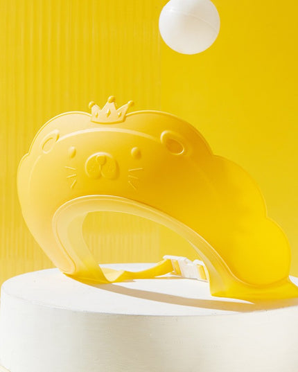 Viziera de Protectie Baie Pentru Copii, Model Coronita Leu, Dimensiune ajustabila, Durabil, Usor de curatat, Impotriva Samponului, pentru Ochi si Urechi, TPE+PP