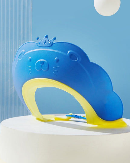 Viziera de Protectie Baie Pentru Copii, Model Coronita Leu, Dimensiune ajustabila, Durabil, Usor de curatat, Impotriva Samponului, pentru Ochi si Urechi, TPE+PP