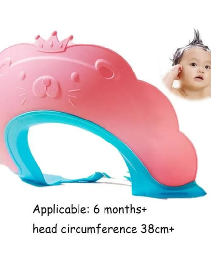 Viziera de Protectie Baie Pentru Copii, Model Coronita Leu, Dimensiune ajustabila, Durabil, Usor de curatat, Impotriva Samponului, pentru Ochi si Urechi, TPE+PP