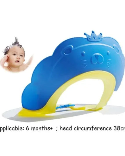 Viziera de Protectie Baie Pentru Copii, Model Coronita Leu, Dimensiune ajustabila, Durabil, Usor de curatat, Impotriva Samponului, pentru Ochi si Urechi, TPE+PP
