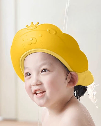 Viziera de Protectie Baie Pentru Copii, Model Coronita Leu, Dimensiune ajustabila, Durabil, Usor de curatat, Impotriva Samponului, pentru Ochi si Urechi, TPE+PP