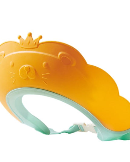 Viziera de Protectie Baie Pentru Copii, Model Coronita Leu, Dimensiune ajustabila, Durabil, Usor de curatat, Impotriva Samponului, pentru Ochi si Urechi, TPE+PP