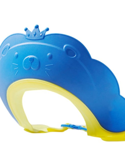Viziera de Protectie Baie Pentru Copii, Model Coronita Leu, Dimensiune ajustabila, Durabil, Usor de curatat, Impotriva Samponului, pentru Ochi si Urechi, TPE+PP