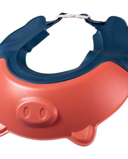 Viziera de Protectie Baie Pentru Copii, Model Purcelus, Dimensiune ajustabila, Durabil, Usor de curatat, Impotriva Samponului, pentru Ochi si Urechi, TPE+PP