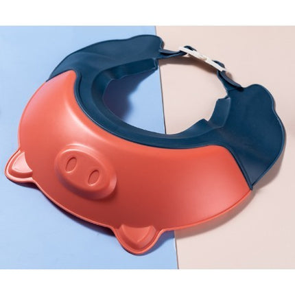 Viziera de Protectie Baie Pentru Copii, Model Purcelus, Dimensiune ajustabila, Durabil, Usor de curatat, Impotriva Samponului, pentru Ochi si Urechi, TPE+PP